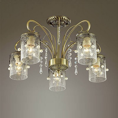 Светильник Lumion 3388/5C Светильник Lumion 3388/5CПотолочные<br>Элегантная, легкая серия Tibo в цвете бронза будет смотреться изящно и стильно в любом интерьере. Металлические декоры в готическом стиле в сочетании с толстым стеклом создают атмосферу легкости и торжественности.<br><br>Установка на натяжной потолок: Да<br>S освещ. до, м2: 15<br>Крепление: Потолочное<br>Тип лампы: Накаливания / энергосбережения / светодиодная<br>Тип цоколя: E14<br>Количество ламп: 5<br>MAX мощность ламп, Вт: 60<br>Диаметр, мм мм: 530<br>Высота, мм: 310