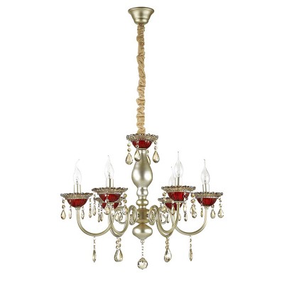Odeon light DEZIRA 3394/6 Люстра Odeon light DEZIRA 3394/6 ЛюстраПодвесные<br>Компания «Светодом» предлагает широкий ассортимент люстр от известных производителей. Представленные в нашем каталоге товары выполнены из современных материалов и обладают отличным качеством. Благодаря широкому ассортименту Вы сможете найти у нас люстру под любой интерьер. Мы предлагаем как классические варианты, так и современные модели, отличающиеся лаконичностью и простотой форм. Стильная люстра Odeon light 3394/6 станет украшением любого дома. Эта модель от известного производителя не оставит равнодушным ценителей красивых и оригинальных предметов интерьера. Люстра Odeon light 3394/6 обеспечит равномерное распределение света по всей комнате. При выборе обратите внимание на характеристики, позволяющие приобрести наиболее подходящую модель. Купить понравившуюся люстру по доступной цене Вы можете в интернет-магазине «Светодом».<br><br>Установка на натяжной потолок: Да<br>S освещ. до, м2: 12<br>Тип лампы: Накаливания / энергосбережения / светодиодная<br>Тип цоколя: E14<br>Количество ламп: 6<br>MAX мощность ламп, Вт: 40<br>Диаметр, мм мм: 627<br>Высота, мм: 507 - 1224<br>Цвет арматуры: серебристый с зол. патиной