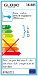 Светильник уличный Globo 34118s PROJECTEUR