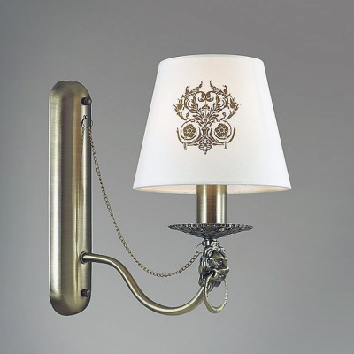 Светильник Lumion 3427/1W Светильник Lumion 3427/1WКлассика<br><br><br>Крепление: Настенное<br>Тип лампы: Накаливани / нергосбережени / светодиодна<br>Тип цокол: E14<br>Количество ламп: 1<br>Ширина, мм: 150<br>MAX мощность ламп, Вт: 40<br>Расстоние от стены, мм: 260<br>Высота, мм: 260