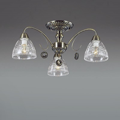 Светильник Lumion 3470/3C Светильник Lumion 3470/3CПотолочные<br><br><br>S освещ. до, м2: 6<br>Крепление: Потолочное<br>Тип лампы: Накаливания / энергосбережения / светодиодная<br>Тип цоколя: E14<br>Количество ламп: 3<br>MAX мощность ламп, Вт: 40<br>Диаметр, мм мм: 550<br>Высота, мм: 210