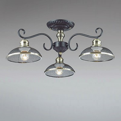 Светильник Lumion 3472/3C Светильник Lumion 3472/3CПотолочные<br><br><br>S освещ. до, м2: 9<br>Крепление: Потолочное<br>Тип лампы: Накаливания / энергосбережения / светодиодная<br>Тип цоколя: E27<br>Количество ламп: 3<br>MAX мощность ламп, Вт: 60<br>Диаметр, мм мм: 620<br>Высота, мм: 235