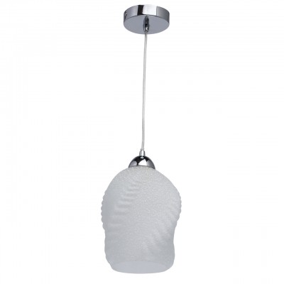 Светильник Mw-light 354017301 Светильник Mw-light 354017301Одиночные<br>354017301 - это Необычный светильник-подвес из коллекции «Лоск» оценят любители современных тенденций в интерьере. Основание из металла цвета хрома отлично смотрится в сочетании с матовым стеклянным плафоном. Его оригинальная витая рельефная форма – главная изюминка светильника, а белые вкрапления, дополняющие матовый тон, привнесут в обстановку свежесть и легкость.<br><br>S освещ. до, м2: 2<br>Тип лампы: накаливания / энергосбережения / LED-светодиодная<br>Тип цоколя: E27<br>Количество ламп: 1<br>MAX мощность ламп, Вт: 40<br>Диаметр, мм мм: 170<br>Длина цепи/провода, мм: 910<br>Высота, мм: 1200