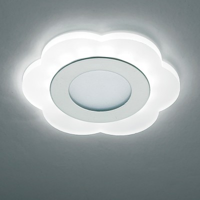 Novotech LAGO 357317 Светильник встраиваемый Novotech LAGO 357317 Светильник встраиваемыйКруглые LED<br>Встраиваемый светодиодный светильник со встроенным драйвером модели Novotech 357317 из серии LAGO отличается следующим качеством: Светильник выполнен из акрилового стекла. Акриловое стекло обладает рядом преимуществ, например:- высокая прозрачность (92%, которая сохраняет свой цвет и не меняется с течением времени); - отсутствие осколков при ударе (прочность оргстекла в 5 раз выше, чем у простого стекла); - водостойкость; - легкость материала (оргстекло гораздо легче, почти в 2,5 раза, по сравнению с обычным стеклом); - высокая пропускная способность ультрафиолетовых лучей, которая составляет около 73%.<br><br>Цветовая t, К: 3000/5000/7000<br>Тип лампы: LED<br>Тип цоколя: LED<br>MAX мощность ламп, Вт: 6<br>Диаметр, мм мм: 120<br>Диаметр врезного отверстия, мм: 70<br>Высота, мм: 40<br>Цвет арматуры: серебристый