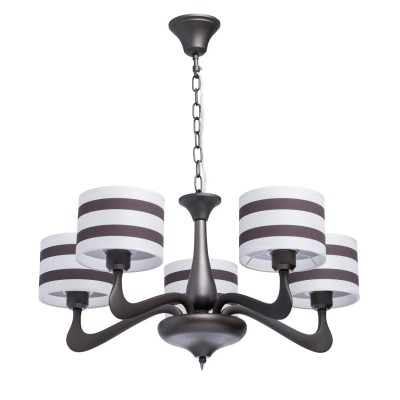 Mw light 364014205 Люстра Mw light 364014205 ЛюстраПодвесные<br><br><br>Тип лампы: Накаливания / энергосбережения / светодиодная<br>Тип цоколя: E27<br>Количество ламп: 5<br>MAX мощность ламп, Вт: 40<br>Диаметр, мм мм: 660<br>Высота, мм: 900