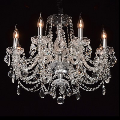 Mw light 367014908 Светильник Mw light 367014908 СветильникПодвесные<br><br><br>S освещ. до, м2: 16<br>Тип лампы: Накаливания / энергосбережения / светодиодная<br>Тип цоколя: E14<br>Количество ламп: 8<br>MAX мощность ламп, Вт: 40<br>Диаметр, мм мм: 650<br>Высота, мм: 680 - 1200<br>Цвет арматуры: серебристый