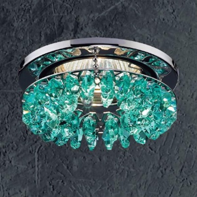 Novotech FLAME1 369270 Встраиваемый светильник Novotech FLAME1 369270 Встраиваемый светильникХрустальные<br>Светильники для низковольтных галогенных ламп. Материал: алюминиевое литье. Хрусталь. Напряжение: цоколь GX5.3, G4 - 12V или 220V, цоколь G9 - 220V.<br><br>S освещ. до, м2: 3<br>Тип лампы: галогенная<br>Тип цоколя: GU5.3 (MR16)<br>Количество ламп: 1<br>MAX мощность ламп, Вт: 50<br>Диаметр, мм мм: 91<br>Диаметр врезного отверстия, мм: 68<br>Высота, мм: 46<br>Оттенок (цвет): хрусталь зелёный<br>Цвет арматуры: серебристый