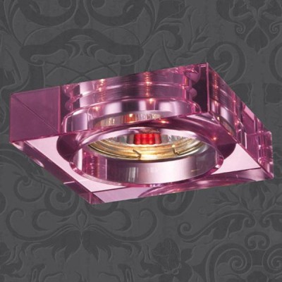 Novotech GLASS 369484 Встраиваемый светильник Novotech GLASS 369484 Встраиваемый светильникКвадратные<br>Встраиваемые светильники – популярное осветительное оборудование, которое можно использовать в качестве основного источника или в дополнение к люстре. Они позволяют создать нужную атмосферу атмосферу и привнести в интерьер уют и комфорт. Интернет-магазин «Светодом» предлагает стильный встраиваемый светильник Novotech 369484. Данная модель достаточно универсальна, поэтому подойдет практически под любой интерьер. Перед покупкой не забудьте ознакомиться с техническими параметрами, чтобы узнать тип цоколя, площадь освещения и другие важные характеристики. Приобрести встраиваемый светильник Novotech 369484 в нашем онлайн-магазине Вы можете либо с помощью «Корзины», либо по контактным номерам. Мы развозим заказы по Москве, Екатеринбургу и остальным российским городам.<br><br>S освещ. до, м2: 2<br>Тип лампы: галогенная<br>Тип цоколя: GU5.3 (MR16)<br>Ширина, мм: 85<br>MAX мощность ламп, Вт: 50<br>Диаметр врезного отверстия, мм: 65<br>Длина, мм: 85<br>Высота, мм: 35<br>Цвет арматуры: розовый