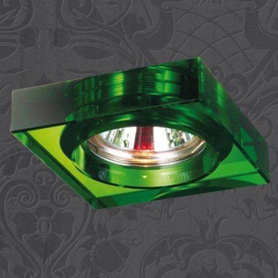 Novotech GLASS 369486 Встраиваемый светильник Novotech GLASS 369486 Встраиваемый светильникКвадратные<br>Встраиваемые светильники – популярное осветительное оборудование, которое можно использовать в качестве основного источника или в дополнение к люстре. Они позволяют создать нужную атмосферу атмосферу и привнести в интерьер уют и комфорт. Интернет-магазин «Светодом» предлагает стильный встраиваемый светильник Novotech 369486. Данная модель достаточно универсальна, поэтому подойдет практически под любой интерьер. Перед покупкой не забудьте ознакомиться с техническими параметрами, чтобы узнать тип цоколя, площадь освещения и другие важные характеристики. Приобрести встраиваемый светильник Novotech 369486 в нашем онлайн-магазине Вы можете либо с помощью «Корзины», либо по контактным номерам. Мы развозим заказы по Москве, Екатеринбургу и остальным российским городам.<br><br>S освещ. до, м2: 2<br>Тип лампы: галогенная<br>Тип цоколя: GU5.3 (MR16)<br>Ширина, мм: 85<br>MAX мощность ламп, Вт: 50<br>Диаметр врезного отверстия, мм: 65<br>Длина, мм: 85<br>Высота, мм: 35<br>Цвет арматуры: зеленый