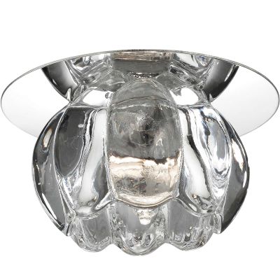 Novotech CRYSTAL 369605 Встраиваемый светильник Novotech CRYSTAL 369605 Встраиваемый светильникКруглые<br>Декоративный встраиваемый светильник модели Novotech 369605 из серии CRYSTAL отличается следующим качеством: Основание светильника сделано из нержавеющей стали. Её главным преимуществом является большой период эксплуатации. Сталь по праву можно считать вечным материалом. Так же преимуществами являются устойчивость к химическим, атмосферным и механическим воздействиям и эстетичный внешний вид. Благодаря зеркальной полировке, обеспечивается высокая стойкость металла к коррозии. Декоративный плафон произведён из хрусталя. Он обладает высоким показателем плотности, прозрачности и блеска. Благодаря содержанию свинца (не менее 30%) и определённому подбору углов, образуемых гранями, изделия из хрусталя отличаются необыкновенно яркой, многоцветной игрой света, чарующей магией красоты, совершенства и роскоши.<br><br>S освещ. до, м2: 2<br>Тип лампы: галогенная<br>Тип цоколя: G4<br>MAX мощность ламп, Вт: 20<br>Диаметр, мм мм: 65<br>Диаметр врезного отверстия, мм: 60<br>Расстояние от стены, мм: 40<br>Высота, мм: 65<br>Цвет арматуры: серебристый