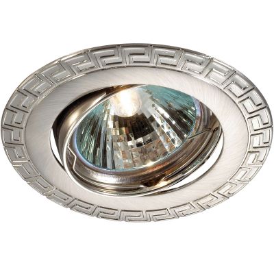 Novotech COIL 369618 Точечный встраиваемый светильник Novotech COIL 369618 Точечный встраиваемый светильникКруглые<br>Встраиваемый поворотный светильник модели Novotech 369618 из серии COIL отличается следующим качеством: Светильник сделан из алюминиевого литья. Это сплав, основными достоинствами которого являются — устойчивость к практически всем видам негативного воздействия окружающей среды, коррозии, небольшой вес, по сравнению с другими видами металла и экологическая безопасность материала.<br><br>S освещ. до, м2: 2<br>Тип лампы: галогенная<br>Тип цоколя: GU5.3 (MR16)<br>MAX мощность ламп, Вт: 50<br>Диаметр, мм мм: 90<br>Диаметр врезного отверстия, мм: 82<br>Расстояние от стены, мм: 5<br>Высота, мм: 25<br>Цвет арматуры: серебристый