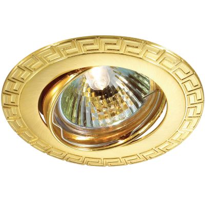 Novotech COIL 369619 Точечный встраиваемый светильник Novotech COIL 369619 Точечный встраиваемый светильникКруглые<br>Встраиваемый поворотный светильник модели Novotech 369619 из серии COIL отличается следующим качеством: Светильник сделан из алюминиевого литья. Это сплав, основными достоинствами которого являются — устойчивость к практически всем видам негативного воздействия окружающей среды, коррозии, небольшой вес, по сравнению с другими видами металла и экологическая безопасность материала.<br><br>S освещ. до, м2: 2<br>Тип лампы: галогенная<br>Тип цоколя: GU5.3 (MR16)<br>MAX мощность ламп, Вт: 50<br>Диаметр, мм мм: 90<br>Диаметр врезного отверстия, мм: 82<br>Расстояние от стены, мм: 5<br>Высота, мм: 25<br>Цвет арматуры: Золотой