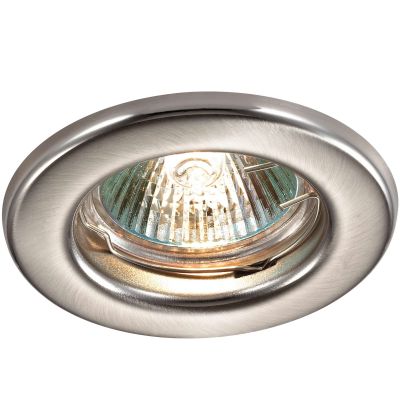 Novotech CLASSIC 369703 Точечный встраиваемый светильник Novotech CLASSIC 369703 Точечный встраиваемый светильникКруглые<br>Встраиваемый неповоротный светильник модели Novotech 369703 из серии CLASSIC отличается следующим качеством: Светильник сделан из металла. Это популярный и востребованный материал благодаря ряду качеств. К ним относится: повышенная прочность, износостойкость и долговечность. Любому интерьеру он придадаст солидности и завершенности, поможет расставить акценты.<br><br>S освещ. до, м2: 2<br>Тип лампы: галогенная<br>Тип цоколя: GU5.3 (MR16)<br>MAX мощность ламп, Вт: 50<br>Диаметр, мм мм: 82<br>Диаметр врезного отверстия, мм: 60<br>Расстояние от стены, мм: 5<br>Высота, мм: 35<br>Цвет арматуры: серебристый