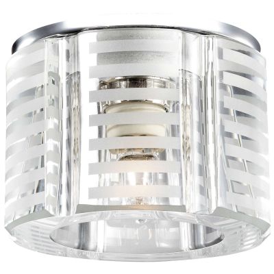 Novotech NORD 369809 Встраиваемый светильник Novotech NORD 369809 Встраиваемый светильникКруглые<br>Декоративный встраиваемый светильник модели Novotech 369809 из серии NORD отличается следующим качеством: Основание светильника сделано из металла. Это популярный и востребованный материал благодаря ряду качеств. К ним относится: повышенная прочность, износостойкость и долговечность. Декоративный плафон произведен из хрусталя. Он обладает высоким показателем плотности, прозрачности и блеска. Благодаря содержанию свинца (не менее 30%) и определённому подбору углов, образуемых гранями, изделия из хрусталя отличаются необыкновенно яркой, многоцветной игрой света, чарующей магией красоты, совершенства и роскоши.<br><br>S освещ. до, м2: 2<br>Тип лампы: галогенная<br>Тип цоколя: G9<br>MAX мощность ламп, Вт: 40<br>Диаметр, мм мм: 80<br>Диаметр врезного отверстия, мм: 45<br>Расстояние от стены, мм: 65<br>Высота, мм: 90<br>Цвет арматуры: серебристый