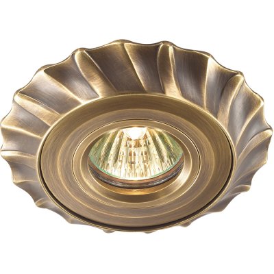 Novotech VINTAGE 369942 Встраиваемый светильник Novotech VINTAGE 369942 Встраиваемый светильникКруглые<br>Встраиваемые светильники – популярное осветительное оборудование, которое можно использовать в качестве основного источника или в дополнение к люстре. Они позволяют создать нужную атмосферу атмосферу и привнести в интерьер уют и комфорт. Интернет-магазин «Светодом» предлагает стильный встраиваемый светильник Novotech 369942. Данная модель достаточно универсальна, поэтому подойдет практически под любой интерьер. Перед покупкой не забудьте ознакомиться с техническими параметрами, чтобы узнать тип цоколя, площадь освещения и другие важные характеристики. Приобрести встраиваемый светильник Novotech 369942 в нашем онлайн-магазине Вы можете либо с помощью «Корзины», либо по контактным номерам. Мы доставляем заказы по Москве, Екатеринбургу и остальным российским городам.<br><br>Тип лампы: галогенная<br>Тип цоколя: GU5.3 (MR16)<br>MAX мощность ламп, Вт: 50<br>Диаметр, мм мм: 120<br>Диаметр врезного отверстия, мм: 90