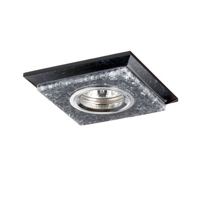 Novotech FLOE 370148 Встраиваемый светильник Novotech FLOE 370148 Встраиваемый светильникКвадратные<br>Декоративный встраиваемый светильник модели Novotech 370148 из серии FLOE отличается следующим качеством: Корпус светильника – алюминиевое литьё. Это лёгкий серебристо-белый металл, основными достоинствами которого являются — устойчивость к практически всем видам негативного воздействия окружающей среды, коррозии, небольшой вес, по сравнению с другими видами металла и экологическая безопасность материала. Украшение светильника выпалненно из хрусталя. Он обладает высоким показателем плотности, прозрачности и блеска. Благодаря содержанию свинца (не менее 30%) и определённому подбору углов, образуемых гранями, изделия из хрусталя отличаются необыкновенно яркой, многоцветной игрой света, чарующей магией красоты, совершенства и роскоши.<br><br>S освещ. до, м2: 3<br>Тип лампы: галогенная/LED<br>Тип цоколя: GU5.3 (MR16)<br>Количество ламп: 1<br>Ширина, мм: 110<br>MAX мощность ламп, Вт: 50<br>Диаметр врезного отверстия, мм: 55<br>Длина, мм: 110<br>Высота, мм: 20<br>Цвет арматуры: серебристый