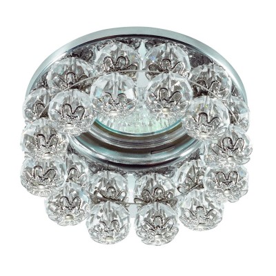 Novotech MALINY 370227 Светильник встраиваемый Novotech MALINY 370227 Светильник встраиваемыйХрустальные<br>Встраиваемый декоративный светильник модели Novotech 370227 из серии MALINY отличаетс следущим качеством: Корпус светильника сделан из металла. Это популрный и востребованный материал благодар рду качеств. К ним относитс: повышенна прочность, износостойкость и долговечность. Лбому интерьеру он придаст солидности и завершенности, поможет расставить акценты. Декоративные украшени сделаны из хрустал. Огранка хрустал, подобно огранке драгоценных камней, позволет в полной мере провить свойства, обусловленные большим показателем преломлени и дисперсией.<br><br>Тип лампы: галогенна/LED<br>Тип цокол: GX5.3<br>MAX мощность ламп, Вт: 50<br>Диаметр, мм мм: 87<br>Диаметр врезного отверсти, мм: 60<br>Высота, мм: 63<br>Цвет арматуры: серебристый