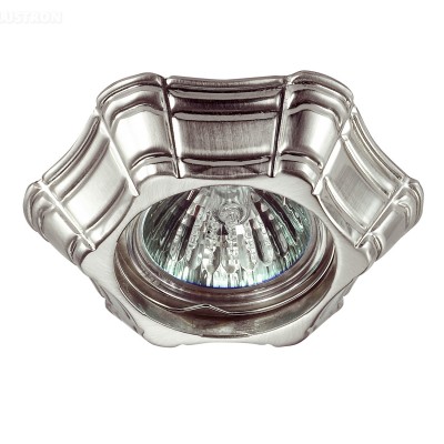 Novotech FORZA 370253 Светильник встраиваемый Novotech FORZA 370253 Светильник встраиваемыйДекоративные<br>Стандартный встраиваемый неповоротный светильник модели Novotech 370253 из серии FORZA отличается следующим качеством: Светильник произведен из сплава цинка. Благодаря сравнительно высоким механическим и литейным качествам, изделия, выполненные из сплава цинка, отличаются высокой точностью деталей декора со сложной конфигурацией. Так же он обладает антикоррозийными свойствами.<br><br>Тип лампы: галогенная/LED<br>Тип цоколя: GX5.3<br>Количество ламп: 1<br>Ширина, мм: 40<br>MAX мощность ламп, Вт: 50<br>Диаметр, мм мм: 100<br>Диаметр врезного отверстия, мм: 60<br>Цвет арматуры: серебристый
