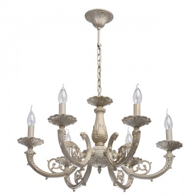 371013206 Mw light Светильник 371013206 Mw light СветильникПодвесные<br><br><br>Установка на натяжной потолок: Да<br>S освещ. до, м2: 12<br>Тип лампы: Накаливания / энергосбережения / светодиодная<br>Тип цоколя: E14<br>Количество ламп: 6<br>MAX мощность ламп, Вт: 40<br>Диаметр, мм мм: 650<br>Высота, мм: 530 - 770