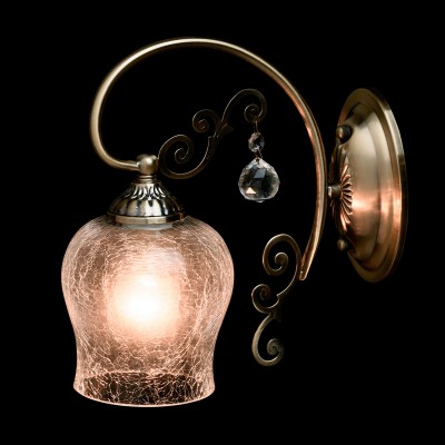 Светильник настенный бра Mw light 372021601 Моника Светильник настенный бра Mw light 372021601 МоникаКлассические<br>Аристократичная величественность, праздничная торжественность - всё это в роскошном светильнике из коллекции «Моника», выполненном в стиле легкой ковки. Металлическое основание окрашено в цвет благородной античной бронзы и прекрасно гармонирует с плафоном из массивного льдистого стекла. Патрон светильника декорирован с помощью металлической гайки в цвет арматуры. Рекомендуемая площадь освещения порядка 3 кв.м<br><br>S освещ. до, м2: 3<br>Тип лампы: Накаливания / энергосбережения / светодиодная<br>Тип цоколя: E27<br>Количество ламп: 1<br>Ширина, мм: 120<br>MAX мощность ламп, Вт: 60<br>Длина, мм: 250<br>Высота, мм: 250<br>Цвет арматуры: бронзовый<br>Общая мощность, Вт: 60