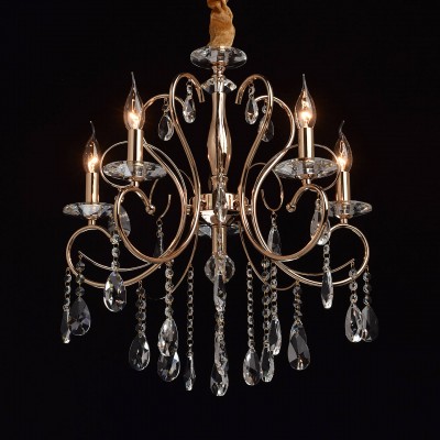 Mw light 373012705 Светильник Mw light 373012705 СветильникПодвесные<br><br><br>S освещ. до, м2: 10<br>Тип лампы: Накаливания / энергосбережения / светодиодная<br>Тип цоколя: E14<br>Количество ламп: 5<br>MAX мощность ламп, Вт: 40<br>Диаметр, мм мм: 560<br>Высота, мм: 790 - 1000<br>Цвет арматуры: золотой