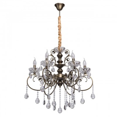 373013706 Mw light Светильник 373013706 Mw light СветильникПодвесные<br><br><br>Установка на натяжной потолок: Да<br>S освещ. до, м2: 12<br>Тип лампы: Накаливания / энергосбережения / светодиодная<br>Тип цоколя: E14<br>Количество ламп: 6<br>Диаметр, мм мм: 660<br>Высота, мм: 1150<br>MAX мощность ламп, Вт: 40