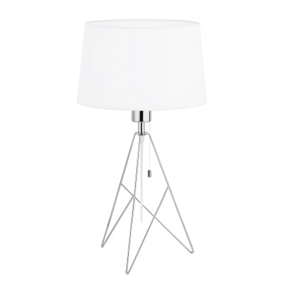 Eglo CAMPORALE 39181 Настольная лампа Eglo CAMPORALE 39181 Настольная лампаСовременные<br>Настольная лампа – это не просто источник дополнительного освещения, но и оригинальный элемент декора. Его можно установить в спальне, гостиной, кабинете и других комнатах. Интернет-магазин «Светодом» предлагает настольные лампы разных стилей по доступным ценам. Благодаря большому ассортименту Вы обязательно найдете в нашем каталоге именно ту модель, которую искали. Настольная лампа Eglo 39181 – прекрасный вариант для завершения интерьера. Ее можно включить одновременно с люстрой для более яркого освещения или без нее для создания уютной атмосферы, настраивающей на отдых. Купить настольную лампу Eglo 39181 Вы можете с помощью виртуальной «Корзины» или по контактным номерам, указанным на сайте.<br><br>Тип лампы: Накаливания / энергосбережения / светодиодная<br>Тип цоколя: E27<br>Количество ламп: 1<br>MAX мощность ламп, Вт: 60<br>Диаметр, мм мм: 300<br>Высота, мм: 560