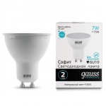 Лампа Gauss LED Elementary MR16 GU10 7W 550lm 4100К (13627)