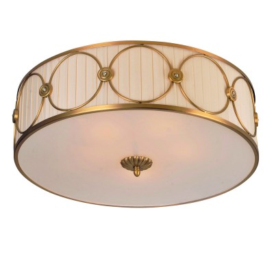 Светильник потолочный Divinare 4006/01 PL-5 Corona Светильник потолочный Divinare 4006/01 PL-5 CoronaПотолочные<br>Компания «Светодом» предлагает широкий ассортимент люстр от известных производителей. Представленные в нашем каталоге товары выполнены из современных материалов и обладают отличным качеством. Благодаря широкому ассортименту Вы сможете найти у нас люстру под любой интерьер. Мы предлагаем как классические варианты, так и современные модели, отличающиеся лаконичностью и простотой форм. Стильная люстра Divinare 4006/01 PL-5 станет украшением любого дома. Эта модель от известного производителя не оставит равнодушным ценителей красивых и оригинальных предметов интерьера. Люстра Divinare 4006/01 PL-5 обеспечит равномерное распределение света по всей комнате. При выборе обратите внимание на характеристики, позволяющие приобрести наиболее подходящую модель. Купить понравившуюся люстру по доступной цене Вы можете в интернет-магазине «Светодом». Мы предлагаем доставку не только по Москве и Екатеринбурге, но и по всей России.<br><br>Установка на натяжной потолок: Ограничено<br>S освещ. до, м2: 10<br>Крепление: Планка<br>Тип товара: Светильник потолочный<br>Скидка, %: 44<br>Тип цоколя: E14<br>Количество ламп: 5<br>MAX мощность ламп, Вт: 40<br>Диаметр, мм мм: 650<br>Длина, мм: 650<br>Высота, мм: 220<br>Цвет арматуры: латунь