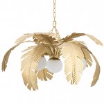 Люстра Vintage Chandelier Gold Сoconut Palm Loft Concept 40.2716