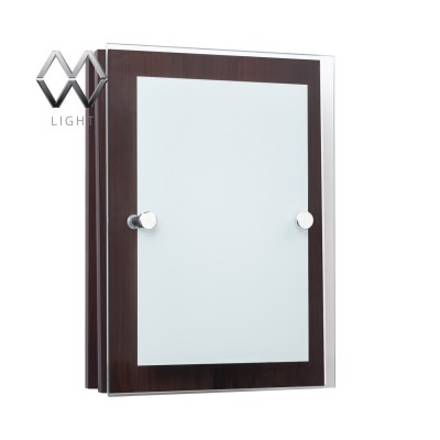 Светильник настенный бра Mw light 408020902 Эдгар Светильник настенный бра Mw light 408020902 ЭдгарПрямоугольные<br>Описание модели 408020902: Строгий декор, состоящий из стеклянного матированного плафона и декоративной основы из МДФ цвета венге создаёт стильную, поистине, немецкую форму, которая не отвлекает от самого главного - от освещения.<br><br>S освещ. до, м2: 6<br>Тип лампы: накаливания / энергосбережения / LED-светодиодная<br>Тип цоколя: E27<br>Количество ламп: 2<br>Ширина, мм: 200<br>MAX мощность ламп, Вт: 60<br>Длина, мм: 280<br>Высота, мм: 100<br>Поверхность арматуры: глянцевый<br>Цвет арматуры: коричневый<br>Общая мощность, Вт: 180