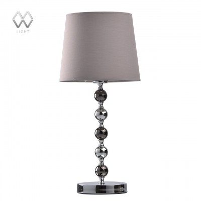 Настольная лампа Mw light 415032101 Салон Настольная лампа Mw light 415032101 СалонСовременные<br>Описание модели 415032101: Элегантная настольная лампа из коллекции Салон, выполненная в минималистичном стиле, станет прекрасным украшением любого интерьера. Её металлическое основание цвета хрома плавно переходит в декоративную ножку. Сочетание чередующихся сферических элементов оттенка хрома и никеля смотрится очень эффектно. Вместе со строгим абажуром из ткани благородного серого оттенка они создают неповторимый дуэт.<br><br>S освещ. до, м2: 2<br>Тип лампы: Накаливания / энергосбережения / светодиодная<br>Диаметр, мм мм: 250<br>Высота, мм: 520