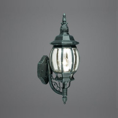 Eglo OUTDOOR CLASSIC 4174 светильник уличный Eglo OUTDOOR CLASSIC 4174 светильник уличныйНастенные<br>Парковые светильники EGLO OUTDOOR CLASSIC (IP23) — светильники для наружного освещения. Степень защиты IP23 — защита от твердых тел gt 12 мм, защита от дождя. Плафоны из прозрачного пластика. Арматура из алюминия. Светильники рассчитаны на обычную лампу E27 100W max. Цвет: зеленый антик (black-green).<br><br>Тип цоколя: E27<br>Ширина, мм: 190<br>MAX мощность ламп, Вт: 60<br>Расстояние от стены, мм: 260<br>Высота, мм: 530<br>Оттенок (цвет): прозрачный<br>Цвет арматуры: зеленый<br>Общая мощность, Вт: 2