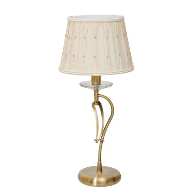 Настольная лампа Mw light 419030201 Августина Настольная лампа Mw light 419030201 АвгустинаС абажуром<br>Описание модели 419030201: Тонкий изысканный стиль, грация, приятные оттенки… Всё это несомненно относится к настольной лампе из коллекции «Августина». Она покоряет необычной формой и удачным цветовым решением: металлическое основание окрашено в благородный цвет бронзы и прекрасно дополнено текстильным абажуром нежного кремового оттенка. Абажур также декорирован стразами, что свойственно всем светильникам, выполненным согласно тенденциям модного направления с элементами гламура. Совершенство и завершенность дизайну придают продуманность форм и декора из хрусталя. Рекомендуемая площадь освещения порядка 3 кв.м.<br><br>S освещ. до, м2: 3<br>Тип лампы: накал-я - энергосбер-я<br>Тип цоколя: E14<br>Количество ламп: 1<br>MAX мощность ламп, Вт: 60<br>Диаметр, мм мм: 130<br>Высота, мм: 450<br>Поверхность арматуры: матовый, прозрачный<br>Цвет арматуры: бронзовый<br>Общая мощность, Вт: 60