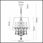 Люстра Odeon light 4195/6 TEONA