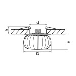 Светильник встраиваемый Lightstar 4344 Trito