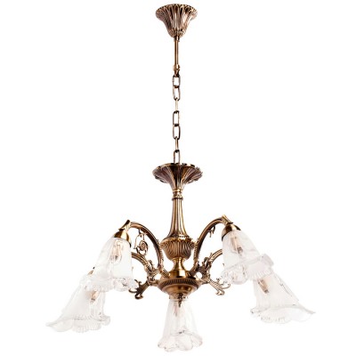 Люстра Mw light 450011605 Ариадна Люстра Mw light 450011605 АриаднаПодвесные<br>Описание модели 450011605: Общий образ светильника понравится любителям романтизма и традиционности. Металлическое основание имеет эффект состаренной бронзы, как у антикварной вещи, которая хранит в себе теплоту семейных вечерних посиделок. Небольшие стеклянные плафоны выполнены в<br><br>Установка на натяжной потолок: Да<br>S освещ. до, м2: 15<br>Крепление: Крюк<br>Тип лампы: накаливания / энергосбережения / LED-светодиодная<br>Тип цоколя: E14<br>Количество ламп: 5<br>MAX мощность ламп, Вт: 60<br>Диаметр, мм мм: 600<br>Длина цепи/провода, мм: 200<br>Высота, мм: 750<br>Поверхность арматуры: глянцевый<br>Цвет арматуры: бронзовый<br>Общая мощность, Вт: 300