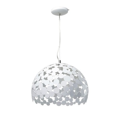 Люстра Mw light 452011201 Галатея Люстра Mw light 452011201 ГалатеяОдиночные<br>Описание модели 452011201: Смелый дизайн светильника из коллекции Галатея понравится жителям мегаполисов и приверженцам современного стиля. Объёмный белый абажур из металла окрашен в белый цвет и выполнен из округлых элементов разного размера. Излучаемый свет, проникая через такой дизайнерский абажур рисует на стенах и потолке затейливые световые узоры.<br><br>S освещ. до, м2: 3<br>Крепление: Планка<br>Тип лампы: Накаливания / энергосбережения / светодиодная<br>Тип цоколя: E14<br>Количество ламп: 1<br>MAX мощность ламп, Вт: 60<br>Диаметр, мм мм: 400<br>Длина цепи/провода, мм: 1200<br>Высота, мм: 1550<br>Поверхность арматуры: матовый<br>Цвет арматуры: белый<br>Общая мощность, Вт: 60