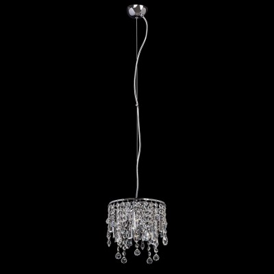 Люстра Mw light 464016001 Бриз Люстра Mw light 464016001 БризОдиночные<br>Описание модели 464016001: Сдержанный, но эффектный декор подвесного светильника из коллекции Бриз особо выделит зоны интерьера, выполненные в стилях ар-деко и неоклассицизма. Сияющие и переливающиеся бликами хрустальные подвески на хромированном металлическом каркасе играют яркими лучами радужного света. Небольшой, но очень заметный светильник из коллекции Бриз имеет трос для мобильного регулирования высоты источника зонального света в интерьерной зоне до 3 кв.м.<br><br>S освещ. до, м2: 3<br>Крепление: Планка<br>Тип лампы: накаливания / энергосбережения / LED-светодиодная<br>Тип цоколя: E14<br>Количество ламп: 1<br>MAX мощность ламп, Вт: 60<br>Диаметр, мм мм: 200<br>Длина цепи/провода, мм: 740<br>Высота, мм: 1020<br>Цвет арматуры: серебристый<br>Общая мощность, Вт: 60
