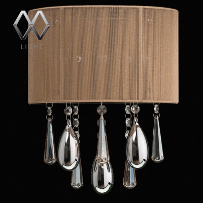 Светильник настенный бра Mw light 465021103 Жаклин Светильник настенный бра Mw light 465021103 ЖаклинСовременные<br>Описание модели 465021103: Гламурный светильник с изящным абажуром в интересном цветовом решении. Световой поток оказывается приглашенным в сказочное Зазеркалье между зеркальным основанием и декоративными стеклянными элементами с гальваническим покрытием в виде благородных капель на хрустальных подвесах.<br><br>S освещ. до, м2: 4<br>Рекомендуемые колбы ламп: пальчиковая<br>Цветовая t, К: 2800-3200 K<br>Тип лампы: галогенная<br>Тип цоколя: G4<br>Цвет арматуры: серебристый<br>Количество ламп: 3<br>Ширина, мм: 300<br>Длина, мм: 240<br>Высота, мм: 170<br>Поверхность арматуры: глянцевый<br>MAX мощность ламп, Вт: 20<br>Общая мощность, Вт: 60