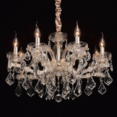 Mw light 479011608 Светильник Mw light 479011608 СветильникПодвесные<br><br><br>S освещ. до, м2: 16<br>Тип лампы: Накаливания / энергосбережения / светодиодная<br>Тип цоколя: E14<br>Количество ламп: 8<br>MAX мощность ламп, Вт: 40<br>Диаметр, мм мм: 600<br>Высота, мм: 530 - 980