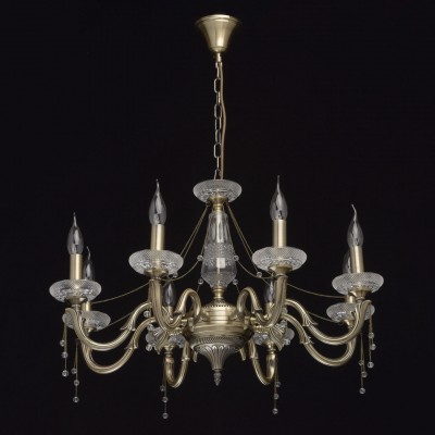 Mw light 482014308 Светильник Mw light 482014308 СветильникПодвесные<br><br><br>Установка на натяжной потолок: Да<br>S освещ. до, м2: 16<br>Тип лампы: Накаливания / энергосбережения / светодиодная<br>Тип цоколя: E14<br>Цвет арматуры: бронзовый<br>Количество ламп: 8<br>Диаметр, мм мм: 700<br>Высота, мм: 530 - 820<br>MAX мощность ламп, Вт: 40
