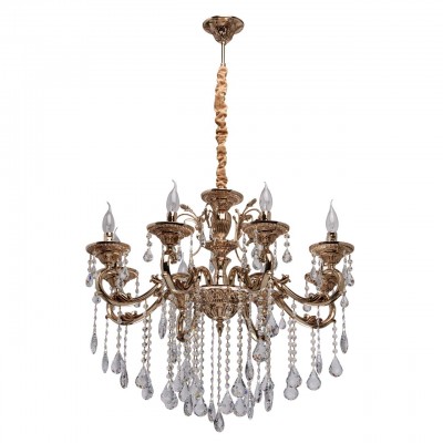 482014708 Mw light Светильник 482014708 Mw light СветильникПодвесные<br><br><br>Установка на натяжной потолок: Да<br>S освещ. до, м2: 16<br>Тип лампы: Накаливания / энергосбережения / светодиодная<br>Тип цоколя: E14<br>Количество ламп: 8<br>Диаметр, мм мм: 650<br>Высота, мм: 1250