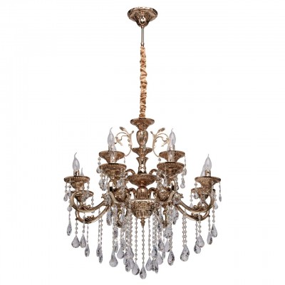 482014912 Mw light Светильник 482014912 Mw light СветильникПодвесные<br><br><br>Установка на натяжной потолок: Да<br>S освещ. до, м2: 24<br>Тип лампы: Накаливания / энергосбережения / светодиодная<br>Тип цоколя: E14<br>Количество ламп: 12<br>Диаметр, мм мм: 780<br>Высота, мм: 1400