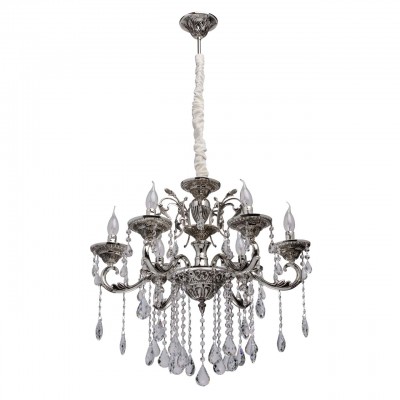 482015106 Mw light Светильник 482015106 Mw light СветильникПодвесные<br><br><br>Установка на натяжной потолок: Да<br>S освещ. до, м2: 12<br>Тип лампы: Накаливания / энергосбережения / светодиодная<br>Тип цоколя: E14<br>Количество ламп: 6<br>Диаметр, мм мм: 600<br>Высота, мм: 1250<br>MAX мощность ламп, Вт: 40