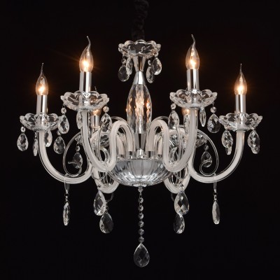 Светильник Mw-light 483011306 Светильник Mw-light 483011306Подвесные<br>Компания «Светодом» предлагает широкий ассортимент люстр от известных производителей. Представленные в нашем каталоге товары выполнены из современных материалов и обладают отличным качеством. Благодаря широкому ассортименту Вы сможете найти у нас люстру под любой интерьер. Мы предлагаем как классические варианты, так и современные модели, отличающиеся лаконичностью и простотой форм. Стильная люстра Mw-light 483011306 станет украшением любого дома. Эта модель от известного производителя не оставит равнодушным ценителей красивых и оригинальных предметов интерьера. Люстра Mw-light 483011306 обеспечит равномерное распределение света по всей комнате. При выборе обратите внимание на характеристики, позволяющие приобрести наиболее подходящую модель. Купить понравившуюся люстру по доступной цене Вы можете в интернет-магазине «Светодом».<br><br>S освещ. до, м2: 12<br>Тип лампы: Накаливания / энергосбережения / светодиодная<br>Тип цоколя: E14<br>Количество ламп: 6<br>MAX мощность ламп, Вт: 40<br>Диаметр, мм мм: 650<br>Высота, мм: 570 - 1070<br>Цвет арматуры: серебристый хром