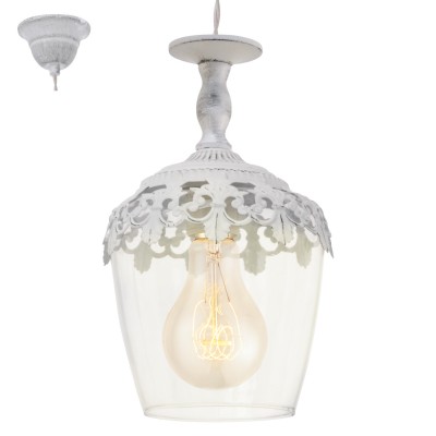 Eglo SUDBURY 49221 Подвесной светильник Eglo SUDBURY 49221 Подвесной светильникОдиночные<br>Подвесной светильник – это универсальный вариант, подходящий для любой комнаты. Сегодня производители предлагают огромный выбор таких моделей по самым разным ценам. В каталоге интернет-магазина «Светодом» мы собрали большое количество интересных и оригинальных светильников по выгодной стоимости. Вы можете приобрести их в Москве, Екатеринбурге и любом другом городе России. Подвесной светильник Eglo 49221 сразу же привлечет внимание Ваших гостей благодаря стильному исполнению. Благородный дизайн позволит использовать эту модель практически в любом интерьере. Она обеспечит достаточно света и при этом легко монтируется. Чтобы купить подвесной светильник Eglo 49221, воспользуйтесь формой на нашем сайте или позвоните менеджерам интернет-магазина.<br><br>S освещ. до, м2: 3<br>Тип лампы: Накаливания / энергосбережения / светодиодная<br>Тип цоколя: E27<br>Количество ламп: 1<br>MAX мощность ламп, Вт: 60<br>Диаметр, мм мм: 170<br>Размеры основания, мм: 0<br>Высота, мм: 1100<br>Оттенок (цвет): прозрачный<br>Цвет арматуры: белый