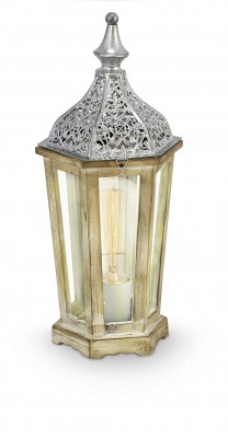 Eglo KINGHORN 49277 Настольная лампа Eglo KINGHORN 49277 Настольная лампаКлассические<br>Настольная лампа – это не просто источник дополнительного освещения, но и оригинальный элемент декора. Его можно установить в спальне, гостиной, кабинете и других комнатах. Интернет-магазин «Светодом» предлагает настольные лампы разных стилей по доступным ценам. Благодаря большому ассортименту Вы обязательно найдете в нашем каталоге именно ту модель, которую искали. Настольная лампа Eglo 49277 – прекрасный вариант для завершения интерьера. Ее можно включить одновременно с люстрой для более яркого освещения или без нее для создания уютной атмосферы, настраивающей на отдых. Купить настольную лампу Eglo 49277 Вы можете с помощью виртуальной «Корзины» или по контактным номерам, указанным на сайте.<br><br>Тип цоколя: E27<br>MAX мощность ламп, Вт: 2<br>Диаметр, мм мм: 155<br>Размеры основания, мм: 0<br>Высота, мм: 405<br>Оттенок (цвет): прозрачный<br>Цвет арматуры: серебристый<br>Общая мощность, Вт: 1X60W