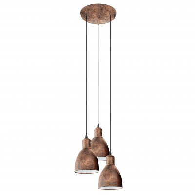 Eglo PRIDDY 1 49493 Подвесной светильник Eglo PRIDDY 1 49493 Подвесной светильникТройные<br>Подвесной светильник – это универсальный вариант, подходящий для любой комнаты. Сегодня производители предлагают огромный выбор таких моделей по самым разным ценам. В каталоге интернет-магазина «Светодом» мы собрали большое количество интересных и оригинальных светильников по выгодной стоимости. Вы можете приобрести их с доставкой в Москву, Екатеринбург и любой другой город России. Подвесной светильник Eglo 49493 сразу же привлечет внимание Ваших гостей благодаря стильному исполнению. Благородный дизайн позволит использовать эту модель практически в любом интерьере. Она обеспечит достаточно света и при этом легко монтируется. Чтобы купить подвесной светильник Eglo 49493, воспользуйтесь формой на нашем сайте или позвоните менеджерам интернет-магазина.<br><br>Тип цоколя: E27<br>MAX мощность ламп, Вт: 2<br>Диаметр, мм мм: 325<br>Размеры основания, мм: 0<br>Высота, мм: 1100<br>Цвет арматуры: медный<br>Общая мощность, Вт: 3X60W