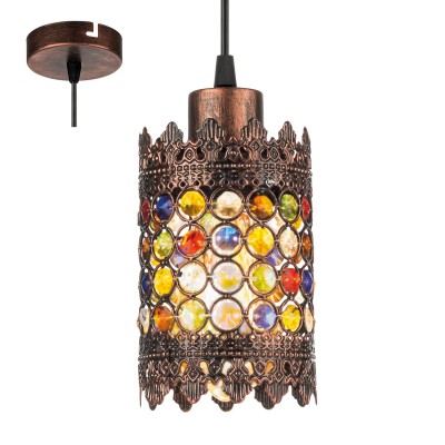 Eglo JADIDA 49766 Подвесной светильник Eglo JADIDA 49766 Подвесной светильникПодвесные<br>Подвесной светильник – это универсальный вариант, подходящий для любой комнаты. Сегодня производители предлагают огромный выбор таких моделей по самым разным ценам. В каталоге интернет-магазина «Светодом» мы собрали большое количество интересных и оригинальных светильников по выгодной стоимости. Подвесной светильник Eglo 49766 сразу же привлечет внимание Ваших гостей благодаря стильному исполнению. Благородный дизайн позволит использовать эту модель практически в любом интерьере. Она обеспечит достаточно света и при этом легко монтируется. Чтобы купить подвесной светильник Eglo 49766, воспользуйтесь формой на нашем сайте или позвоните менеджерам интернет-магазина.<br><br>Тип лампы: Накаливания / энергосбережения / светодиодная<br>Тип цоколя: E27<br>Количество ламп: 1<br>MAX мощность ламп, Вт: 60<br>Диаметр, мм мм: 100<br>Высота, мм: 1100
